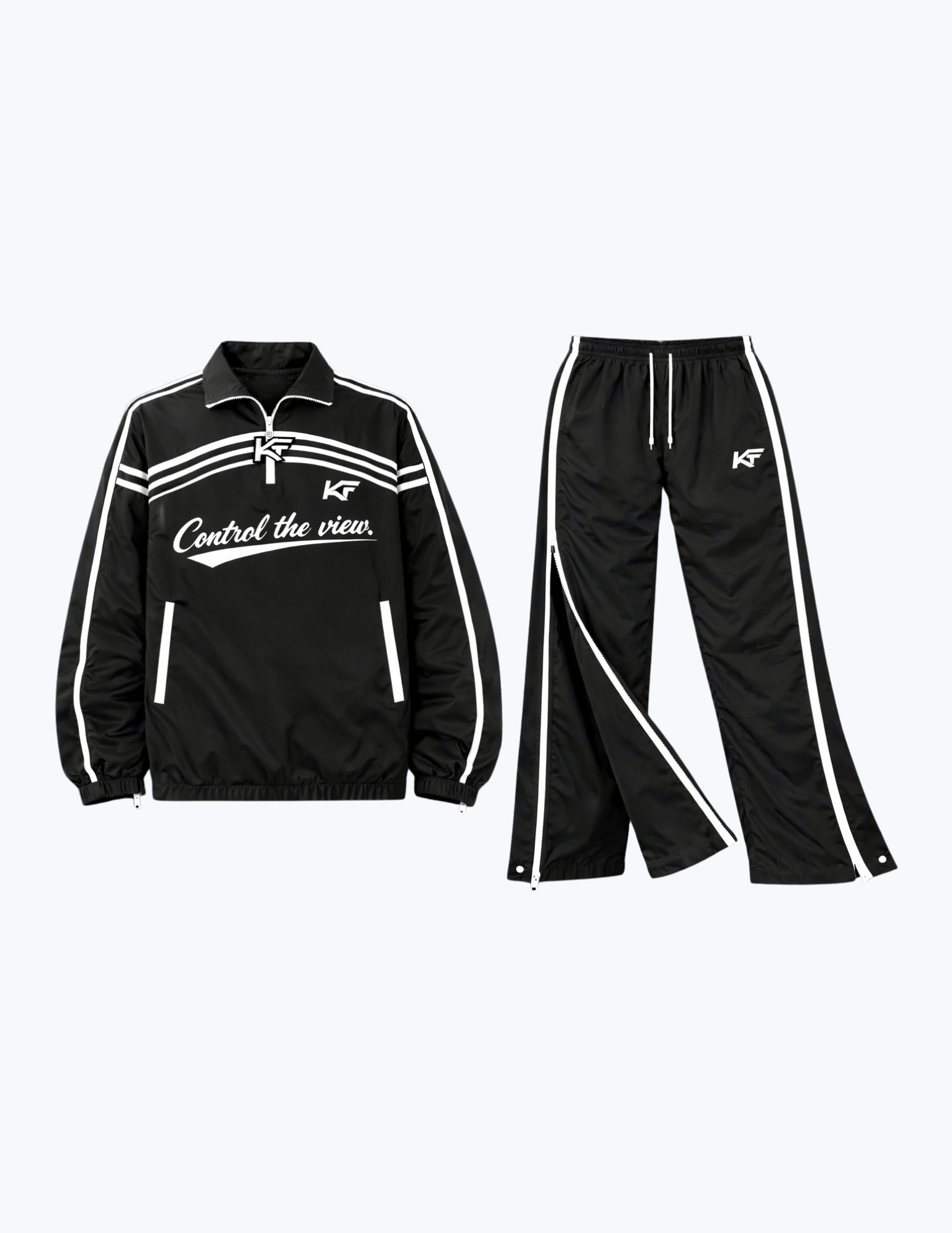 (Pre- order)MENS BLACK and WHITE TRACKSUIT
