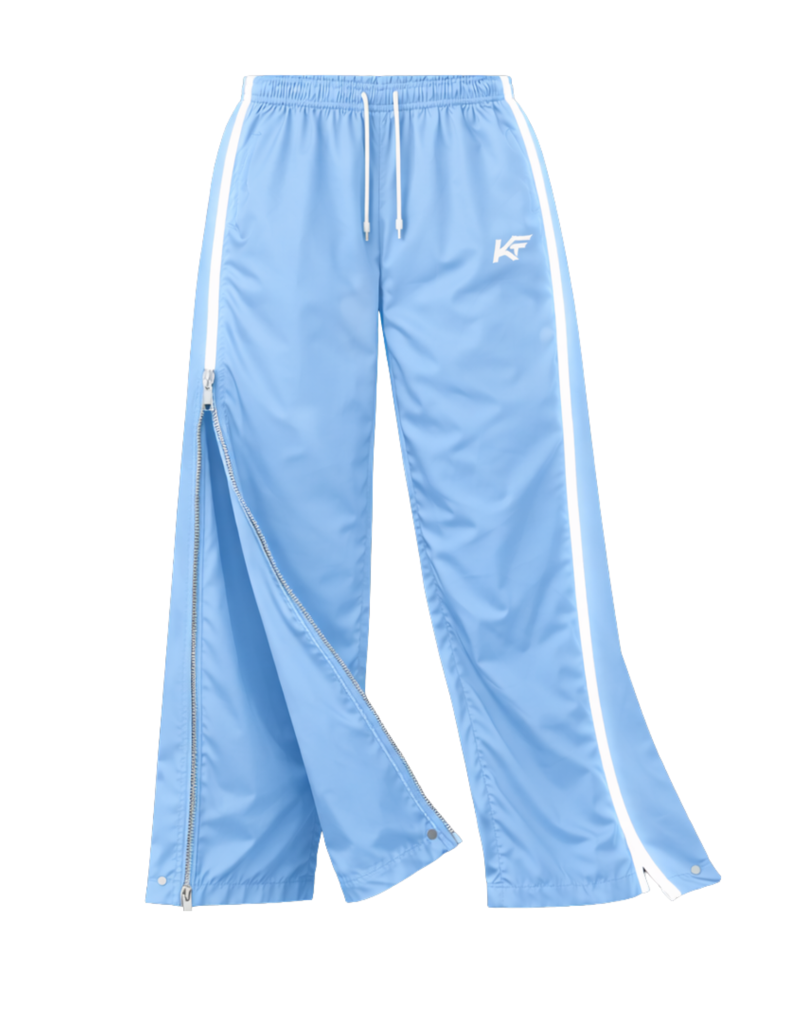 KAMO WOMENS TRACK PANTS- BABY BLUE