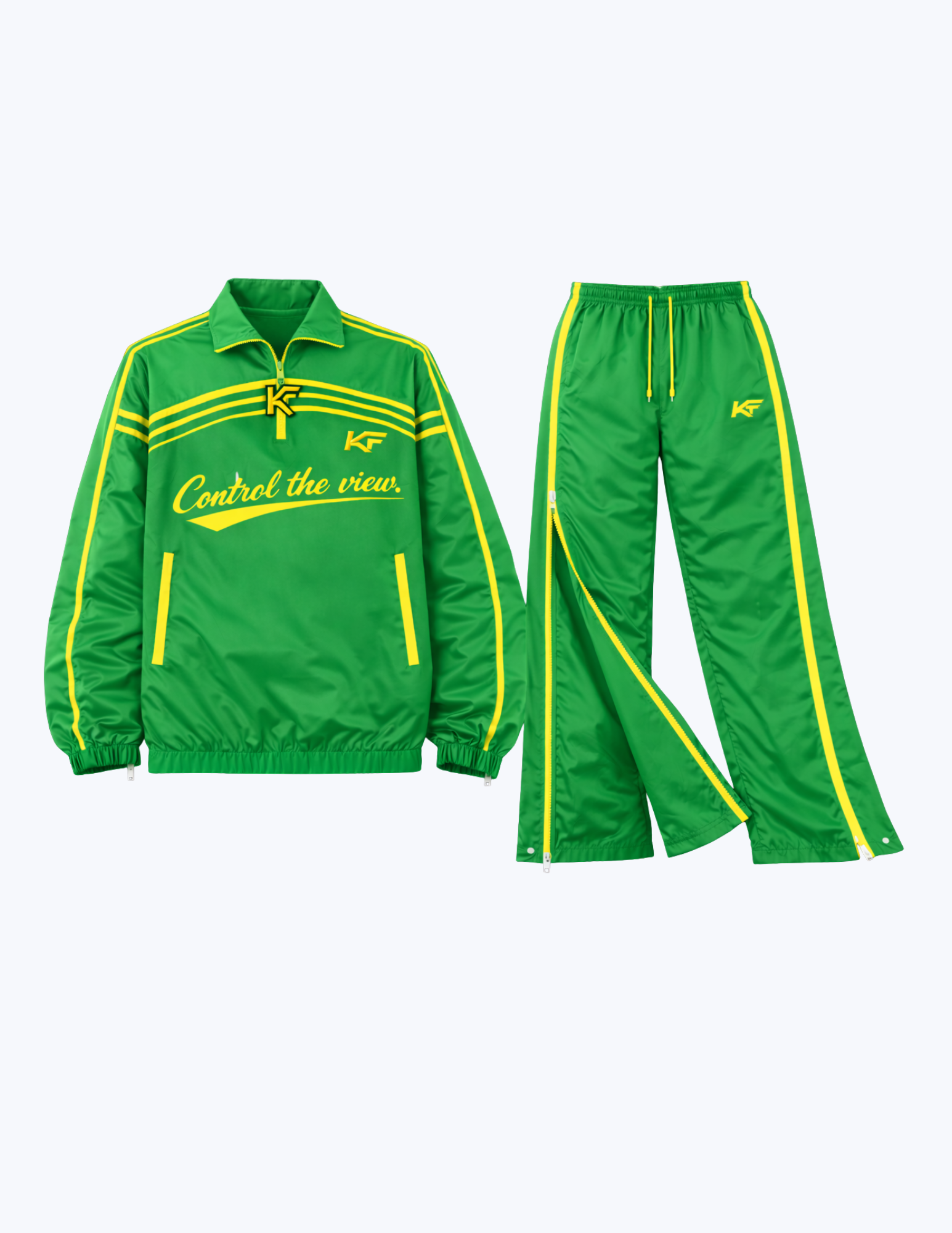 LIGHT GREEN TRACKSUIT