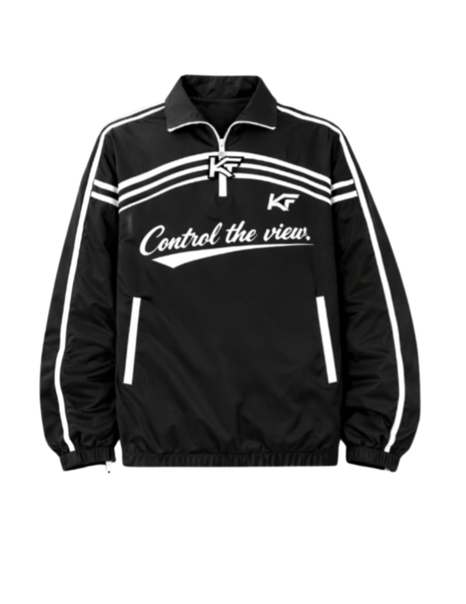 KAMO TRACK JACKET - BLACK